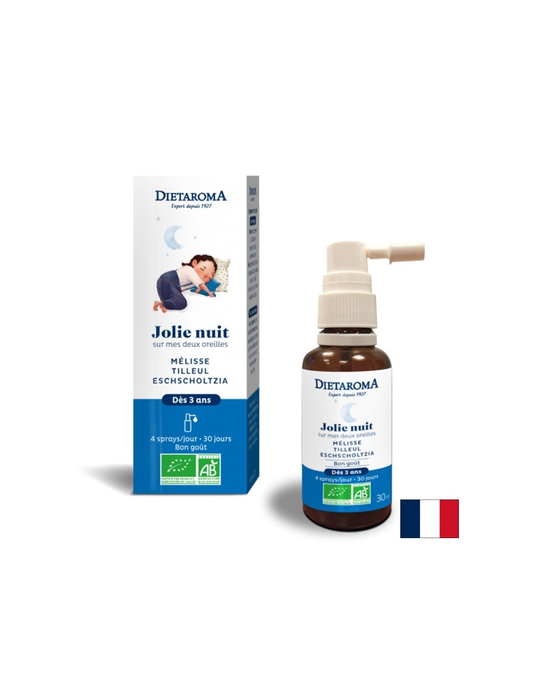 Pokojný spánok (pre deti a dospelých), 30 ml perorálneho spreja