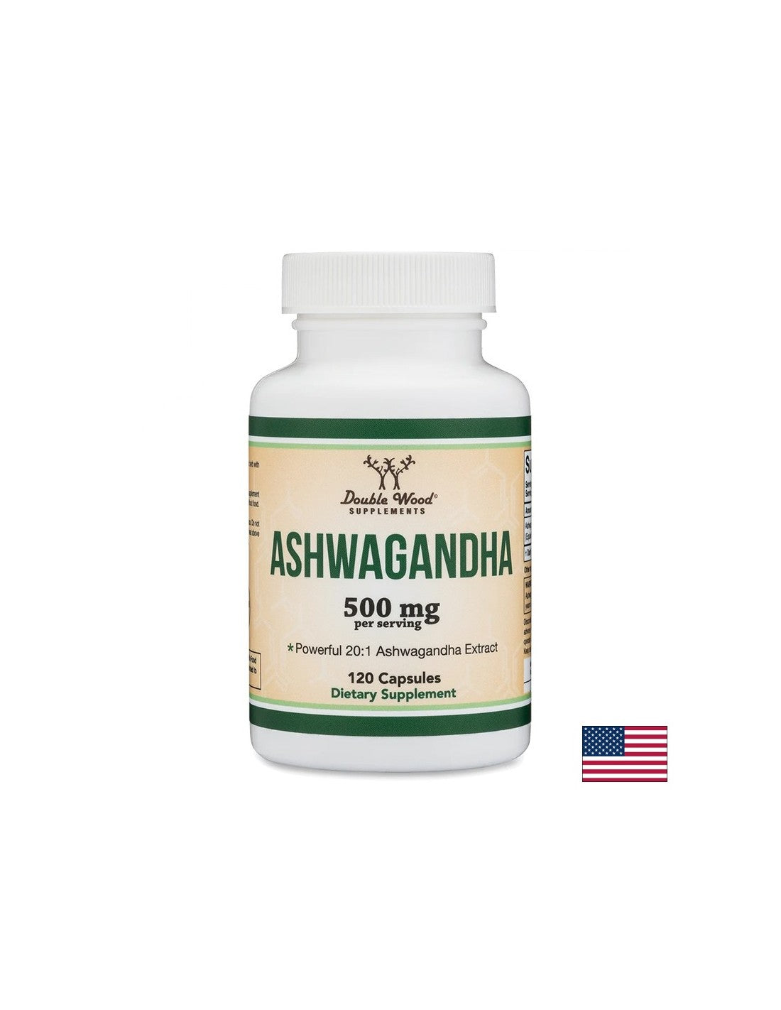 Ashwagandha - pre stres, únavu, úzkosť, 250 mg, 120 kapsúl počas 2 alebo 4 mesiacov príjmu
