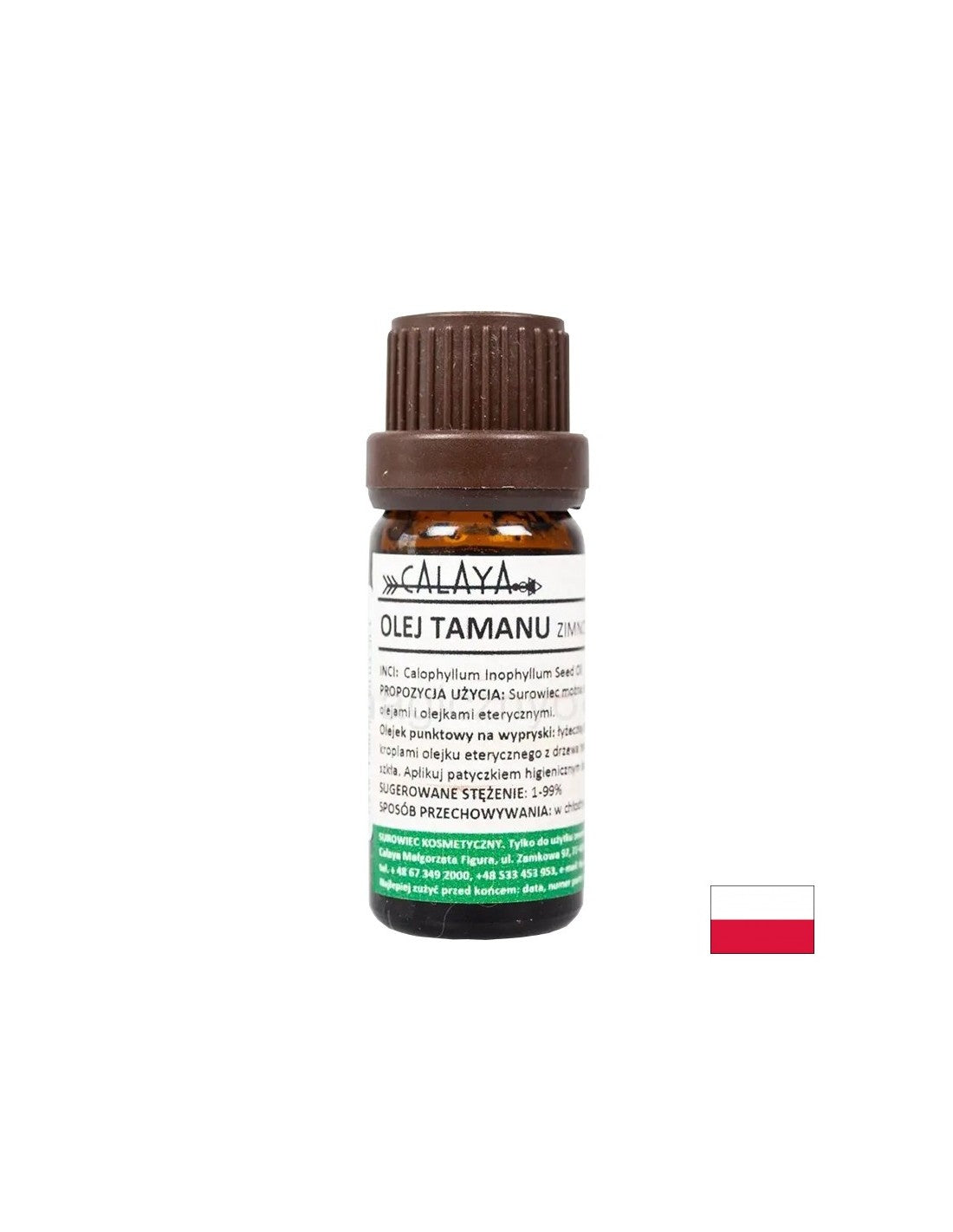 Studený lisovaný olej Tamanu, 100 ml