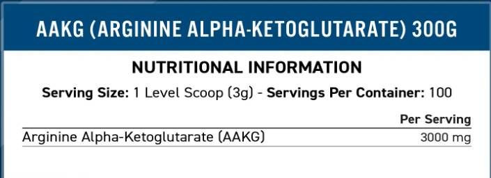 AAKG Powder 3000 mg - 300 gramov