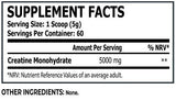 Kreatín monohydrát 5 000 mg - 300 gramov