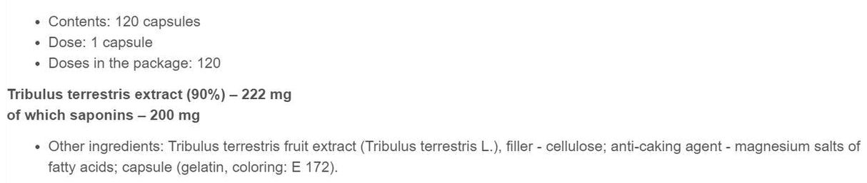 Tribusteron 90 - 120 kapsúl