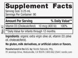Vitamín dieťaťa D3 400 IU - 22,5 ml