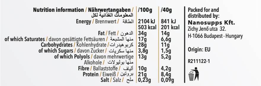 Bielkovinová oblátka s nízkym cukrom - 12 x 40 gramov