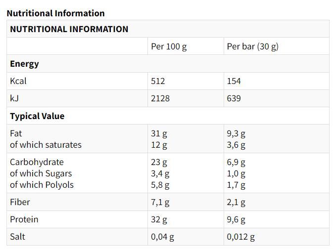 Krémová a chrumkavá vysoká proteínová tyčinka - 24 x 30 gramov