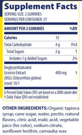 DGL žalúdočné upokojovanie Gummies - 74 Gummies