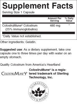 Kolostrum 480 mg 60 kapsúl