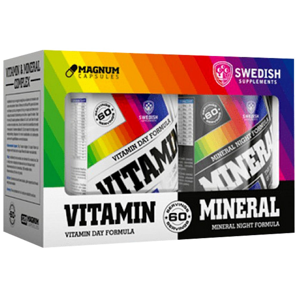 Vitamínové dni vzorec a komplex minerálnej noci - 2 x 120 kapsúl