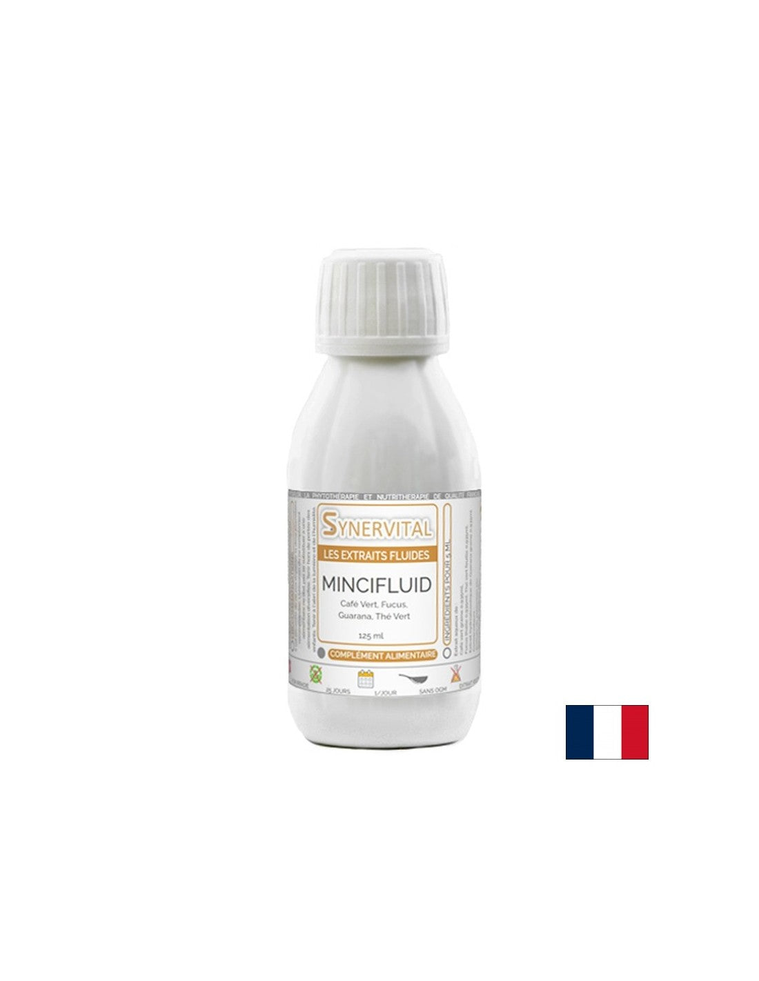 Kvapalný bylinný koncentrát pre chudnutie mincifluid, 125 ml