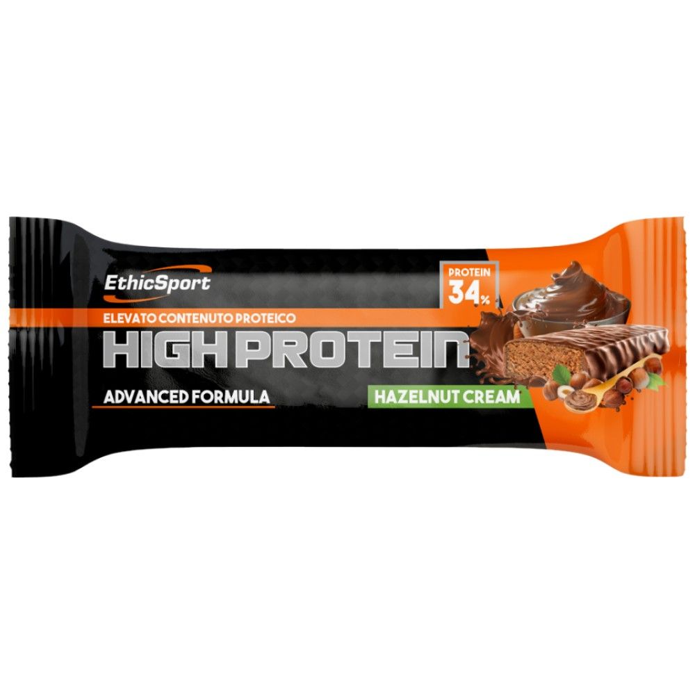 Vysoký proteínový tyč - lieskový orech - 18 x 55 gramov