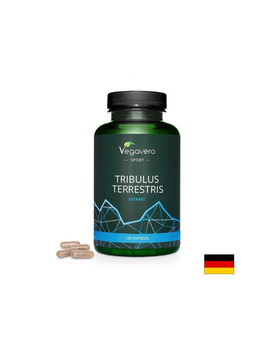 Tribulus Terrestris/ Tribulus Terrestris (babkine zuby), 120 kapsúl, 100% vegan <tc>Vegavero</tc>