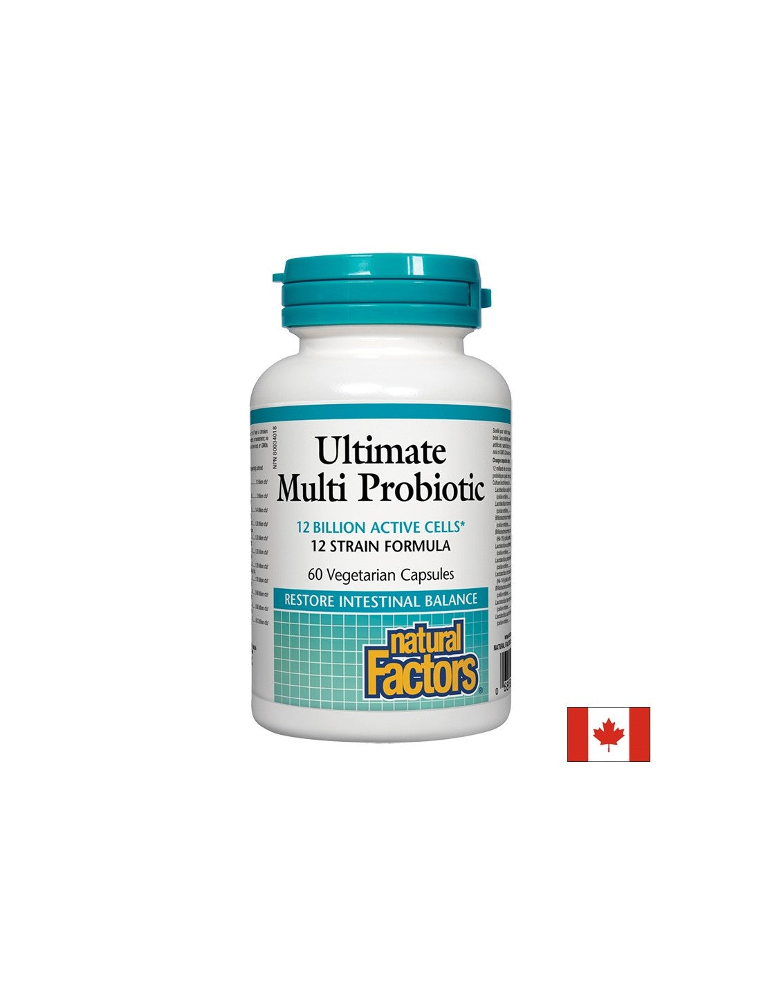 Ultimate Multi probiotic 12 miliárd aktívnych buniek - 60 kapsúl