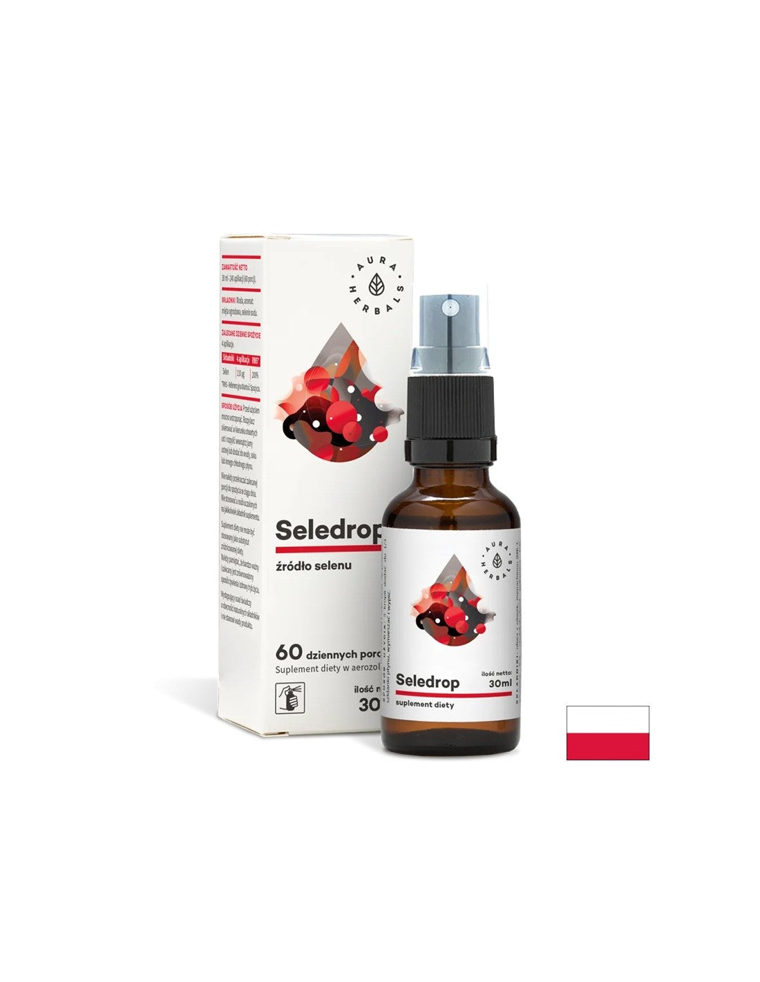 Podpora štítnej žľazy - Selén (Seleničitan sodný), 30 ml <tc>Aura Herbals</tc> Orálny sprej