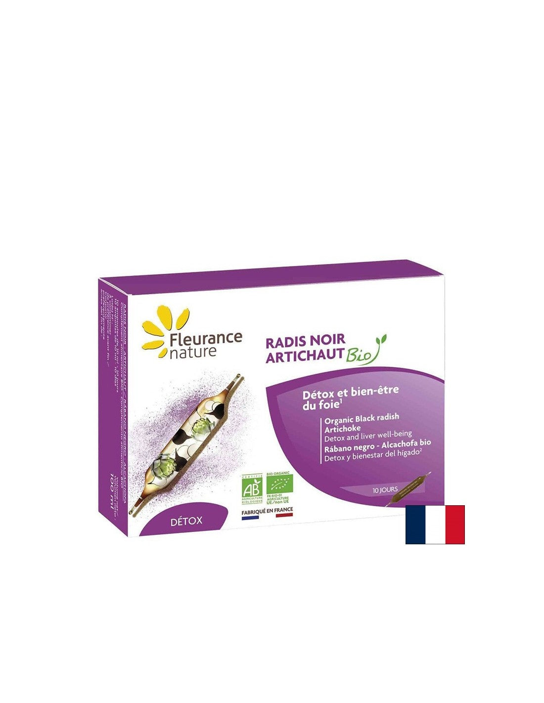 Na podporu žlče a pečene - Black Turnip + Artichoke Bio, 10 pitných zosilňovačov Fleurance Nature