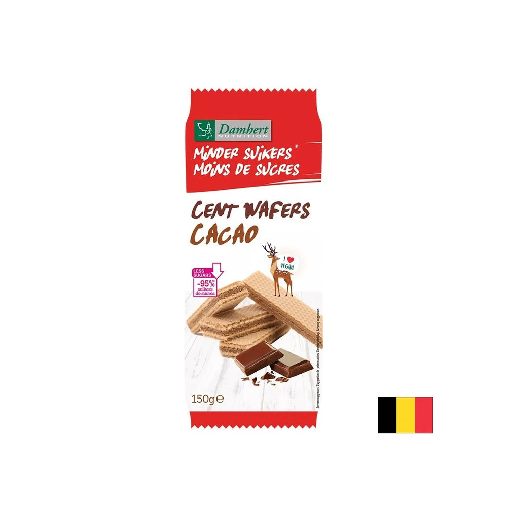 Waffles s kakaovým krémom (bez cukru), 150 g