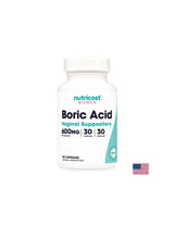 Vaginálne infekcie - Kyselina boritá, 600 mg x 30 vaginálnych kapsúl <tc>Nutricost</tc>