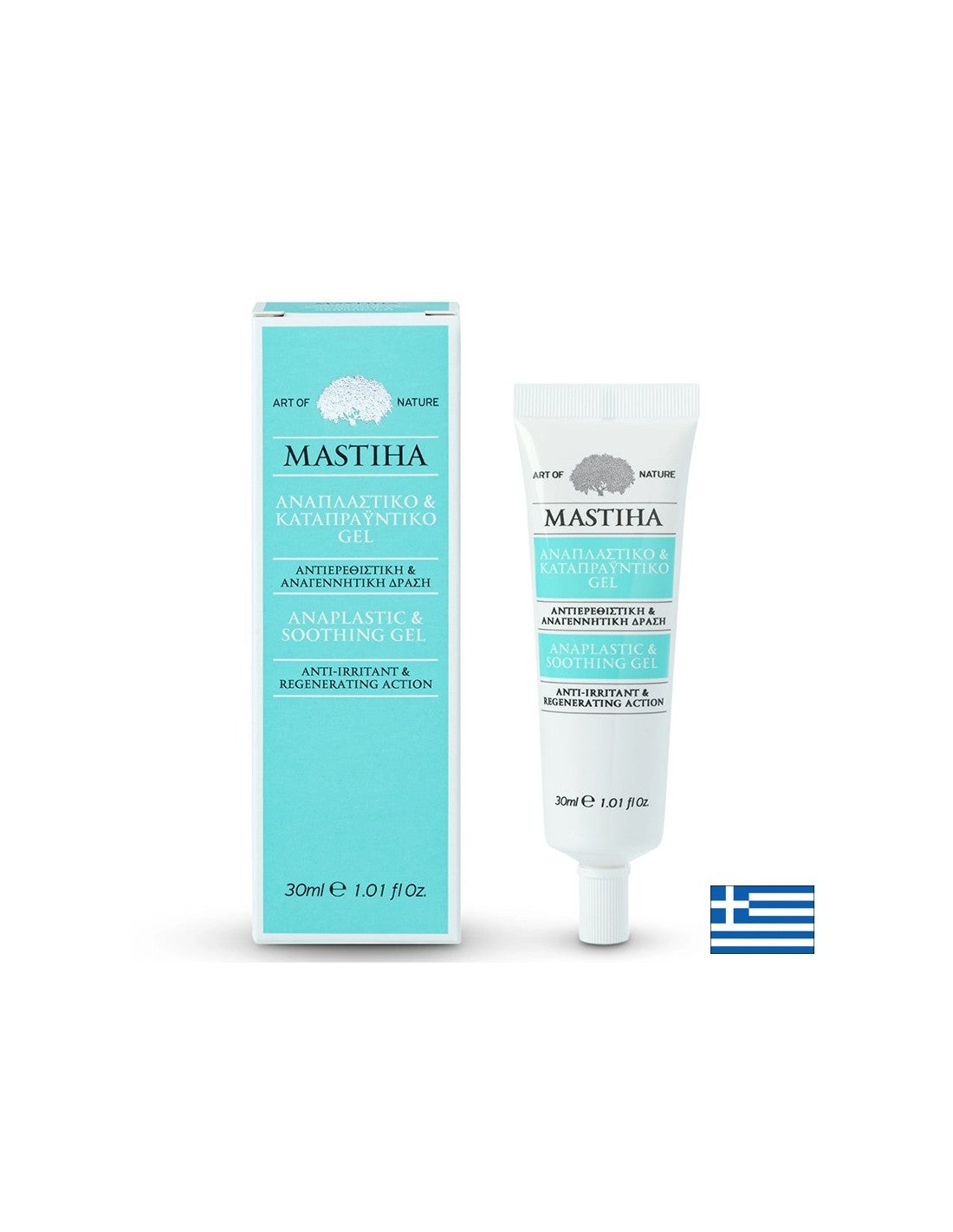 Obnovujúci a upokojujúci gél s <tc>Mastiha</tc> na suchú a podráždenú pokožku 30 ml <tc>Mastiha</tc>