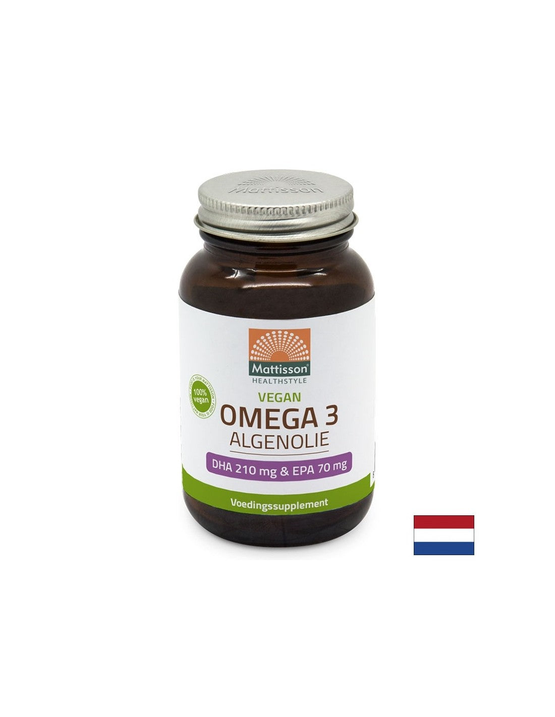 Vegan Omega-3 z rias, kapsuly DHA 210 mg/ EPA 70 mg x 60