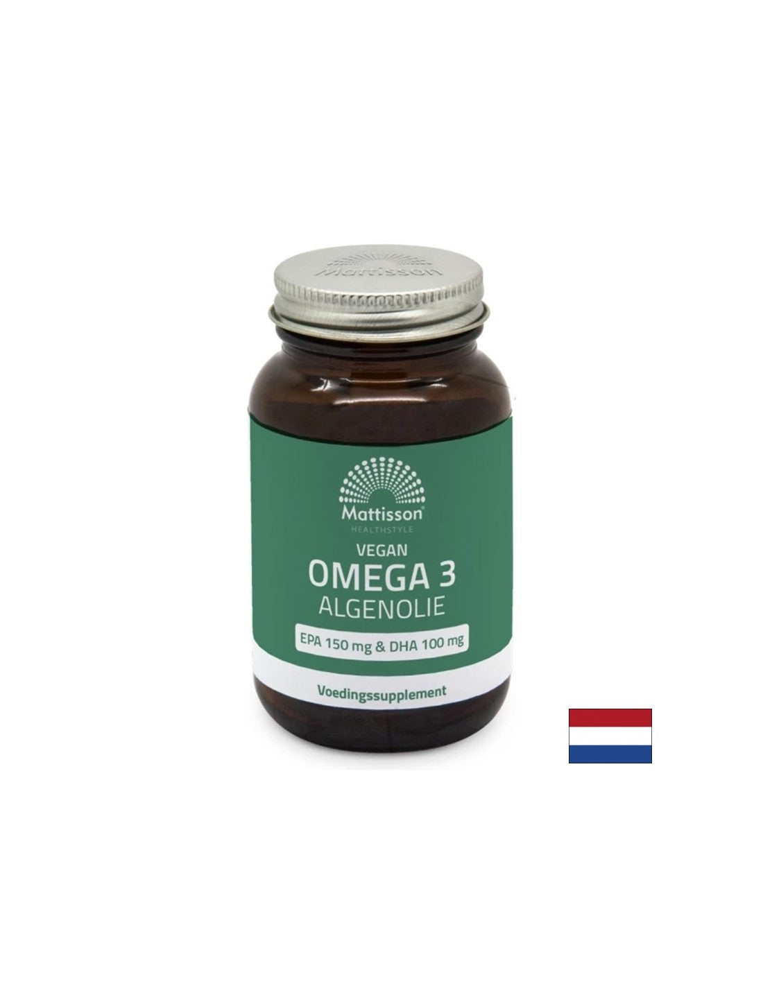 Vegan Omega -3 z rias - podpora funkcie srdca a mozgu, EPA 150 mg, DHA 100 mg, 60 kapsúl