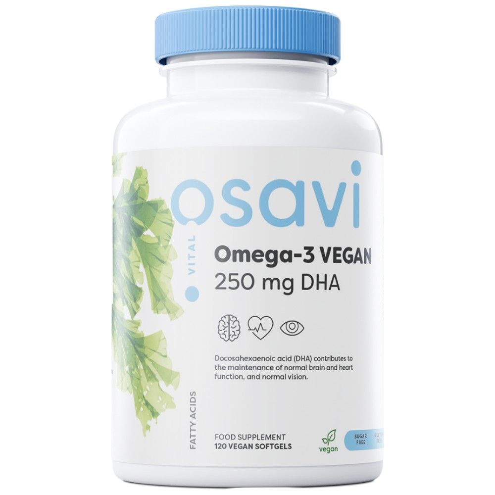 Omega-3 Vegan | 250 mg dha - 60 softgelov