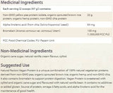 Vegánske proteínové faktory 340 gramov