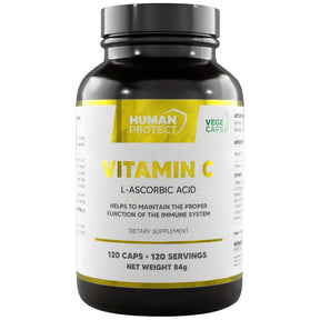 Vitamin C 500 mg | L-Ascorbic Acid - 120 capsules - Nutra Best Europe