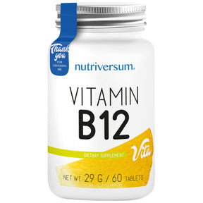 Vitamin B12 250 mcg | Cyancobalamin 60 Tablets - Nutra Best Europe