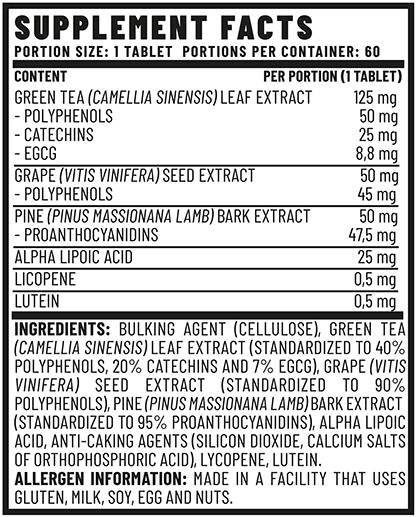 Antioxidant femina - 60 tabliet