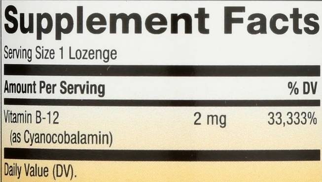 Vitamín B -12 2000 McG - 100 Dragees