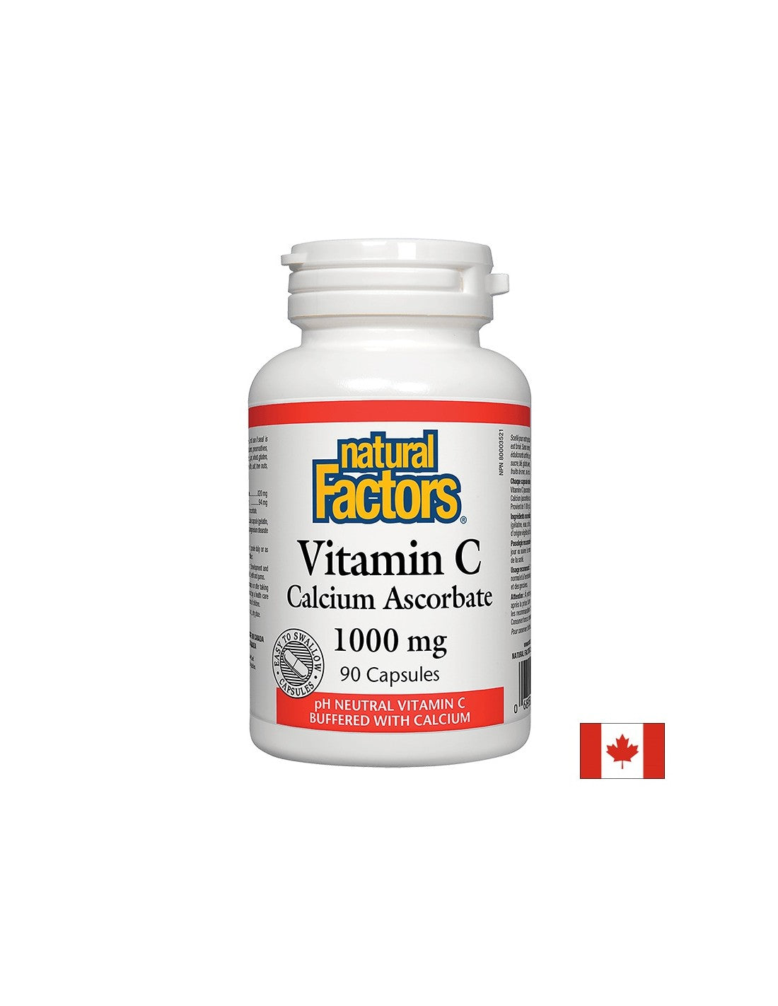Vitamín C 1000 mg | Capsuly Asskorbátu vápnika - 90 kapsúl