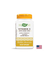 Vitamín C s ružovými bokmi/ vitamínom C 1000 mg a Rosehip x 100 kapsulov príroda