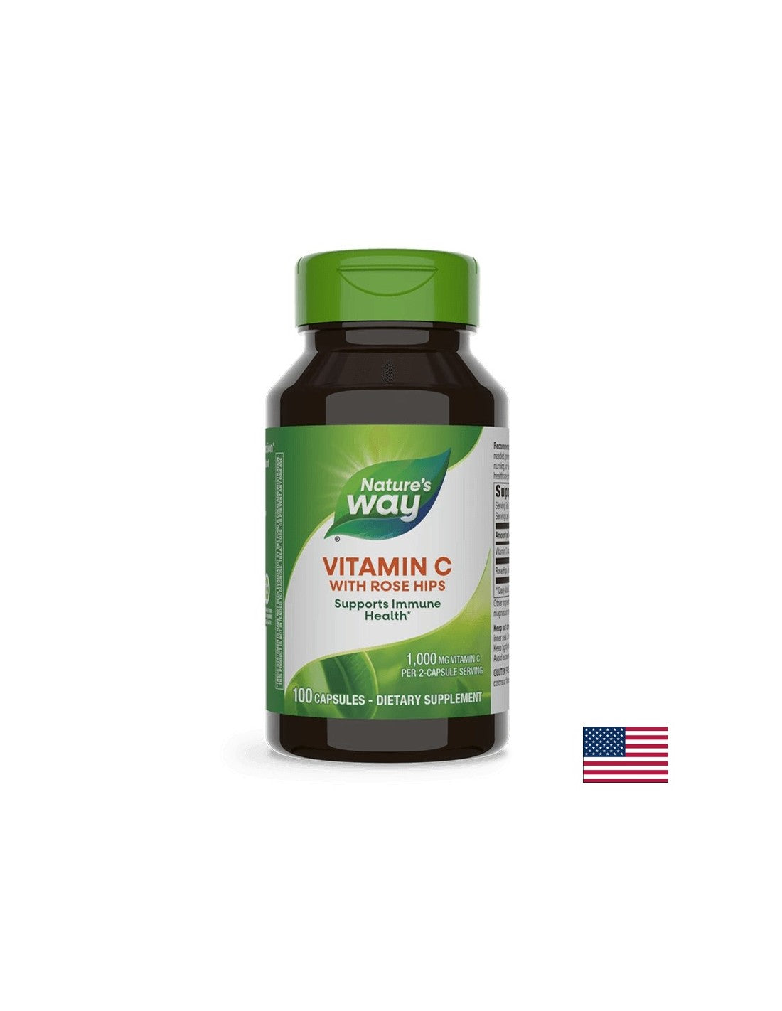 Vitamín C s ružovými bokmi 500 mg - 100 kapsúl