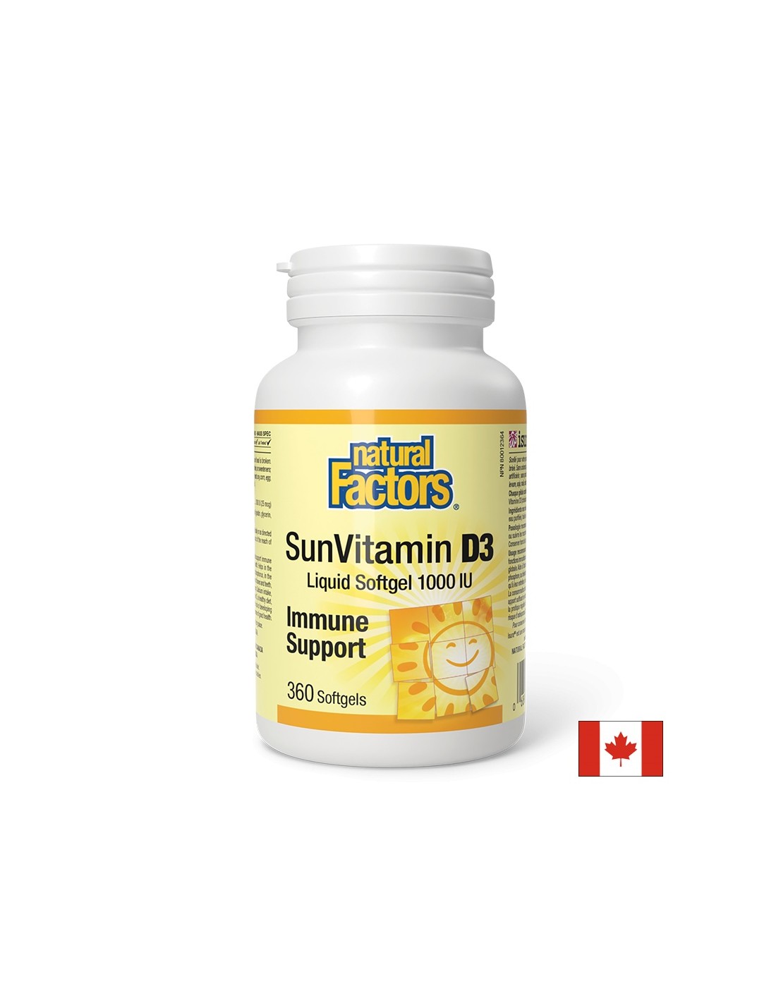 Sunvitamin D3 1000 IU - 360 GEL kapsuly