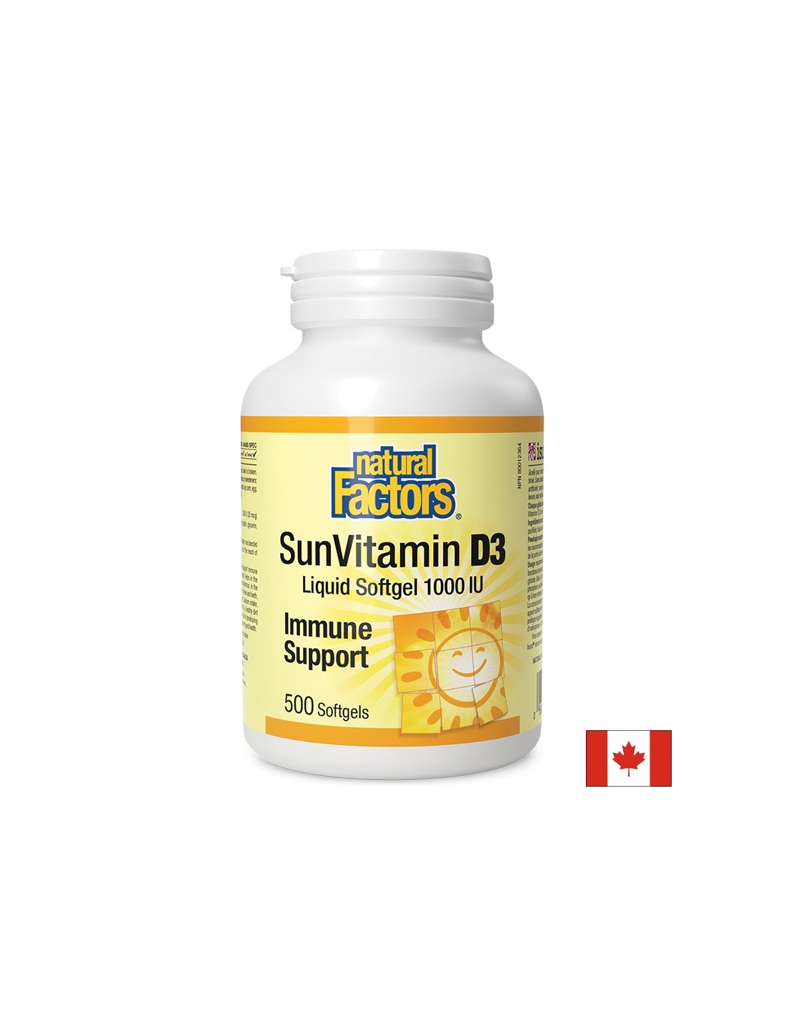 Sunvitamin D3 1000 IU - 500 gélových kapsúl