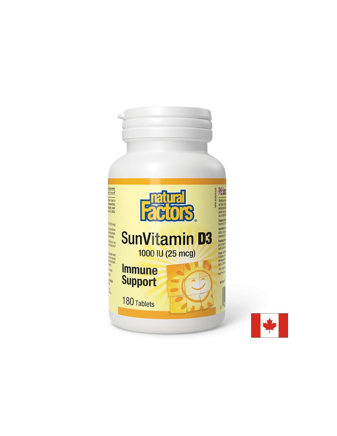 Sunvitamin D3 1000 IU - 180 tabliet