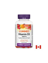 Vitamín D3 Gummies / Vitamín D3, 1000 IU, 90 želé tablety