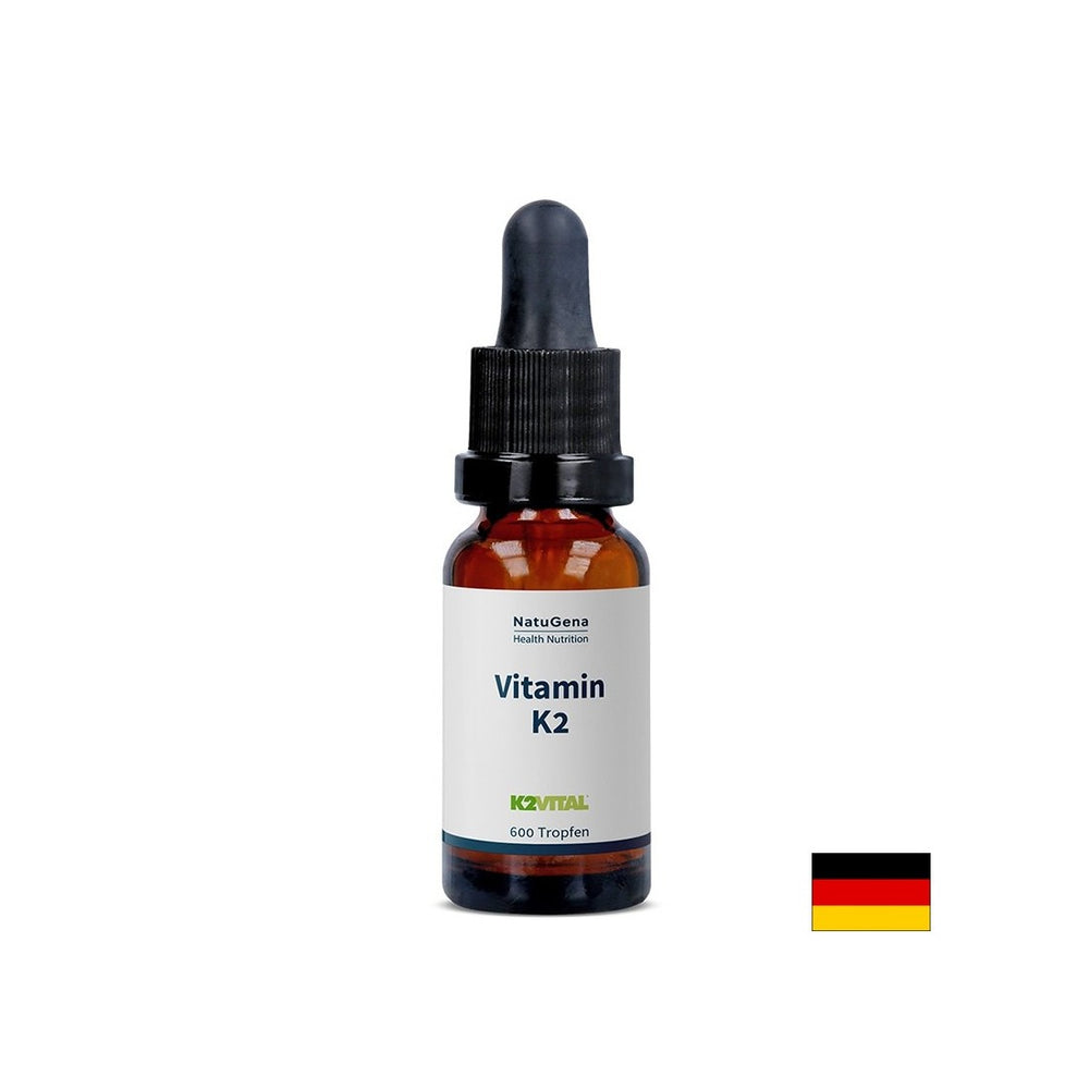 Vitamín K2 (menachinón MK -7) - zdravie kostí a vápniková rovnováha, 20 ml kvapky, 75 dávok