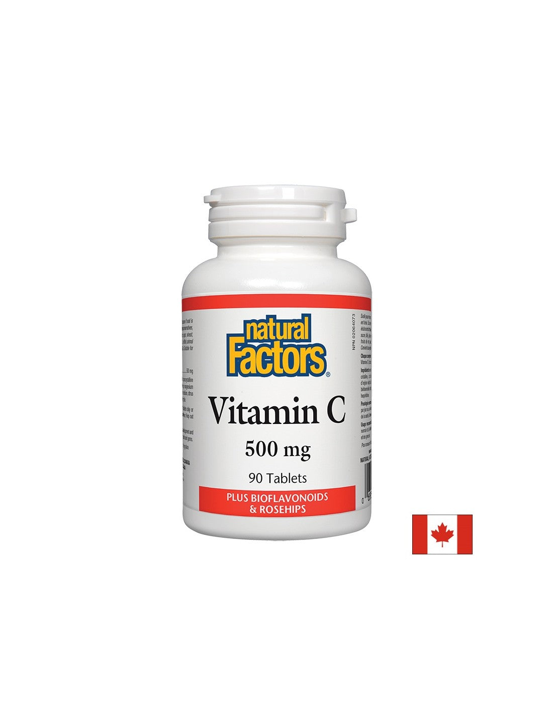 Vitamín C 500 mg + ružové boky - 90 tabliet