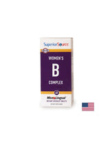 Vitamín B komplex pre ženy, 60 sublingválnych tabliet <tc>Superior Source</tc>