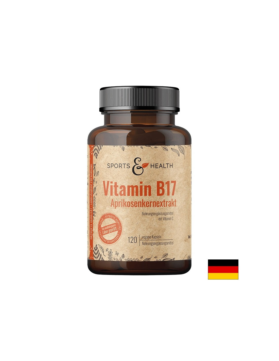 Vitamín B17 (extrakt z marhalového jadra), 120 kapsúl