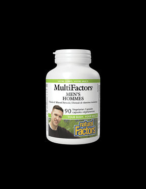 MultiFactors Men's Vitamins and Minerals, 90 V Capsules Natural Factors - Nutra Best Europe