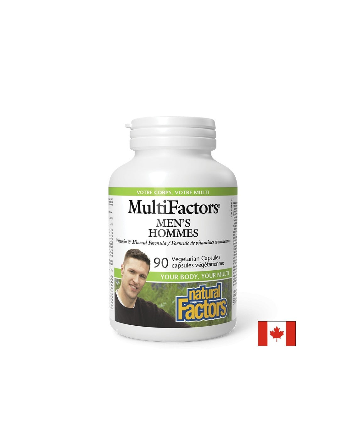 MultiFactors pánske vitamíny a minerály, 90 V kapsuly <tc>Natural Factors</tc>