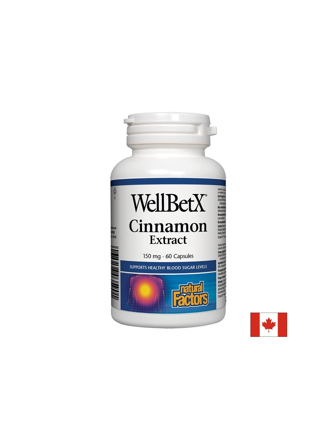 WellBetx® Cinnamon Extrakt 150 mg - 60 kapsúl