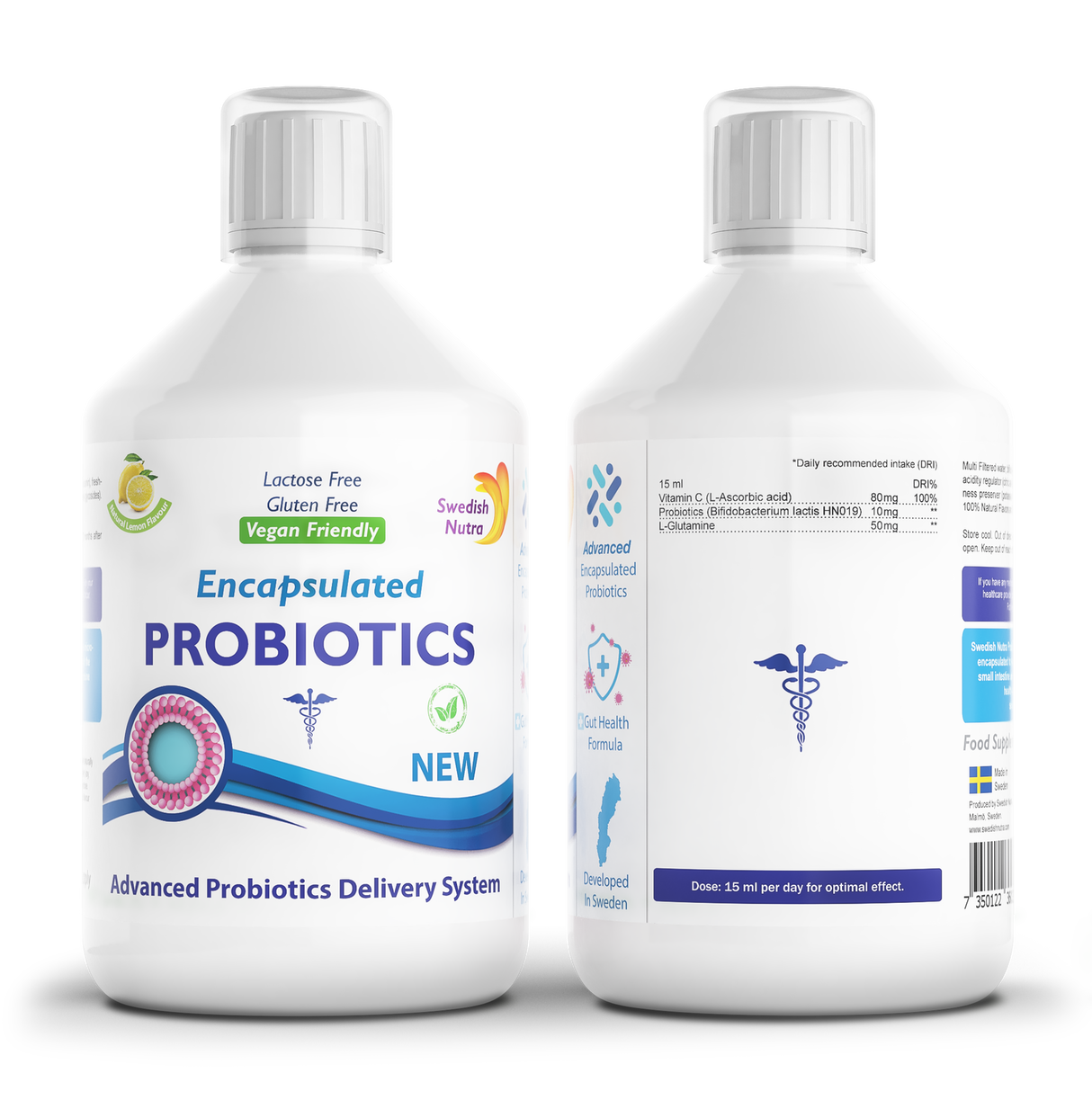 Tekutý probiotický (mikroenkapsulovaný) x 500 ml (vegánsky)