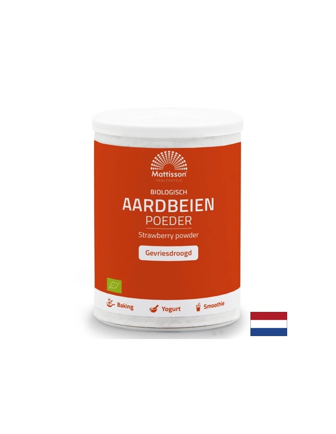 Jahodový prášok - s vysokým obsahom vitamínu C a prírodnej príchute, 125 g