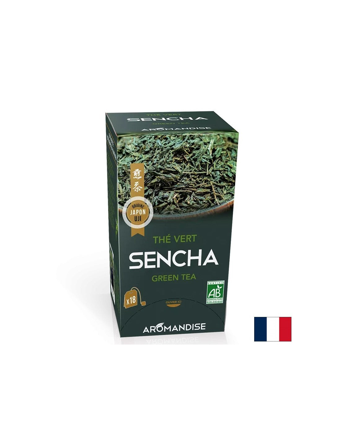 Zelený čaj Sencha, 18 filtračných tašiek