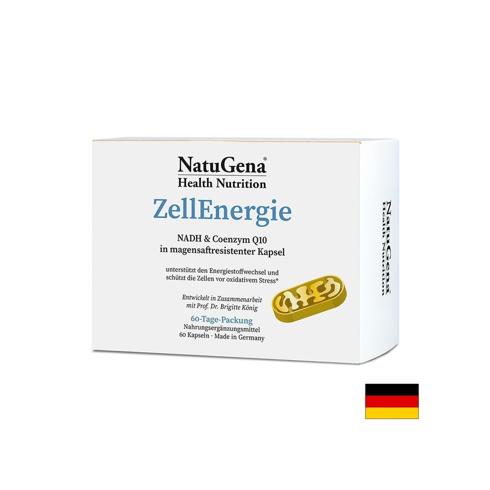 Zellenergie - bunková energia s NADH a Coenzým Q10, 60 kapsúl počas 2 mesiacov príjmu