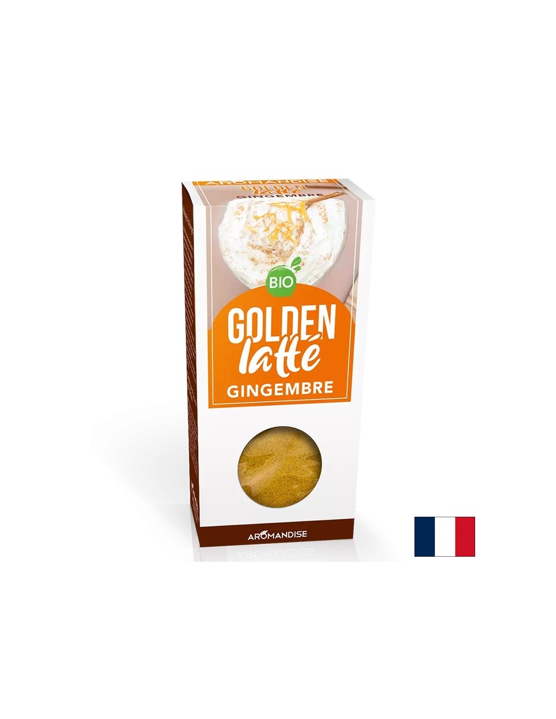 Zlatá latte s kurkumou a zázvorom, okamžitý nápoj, 60 g