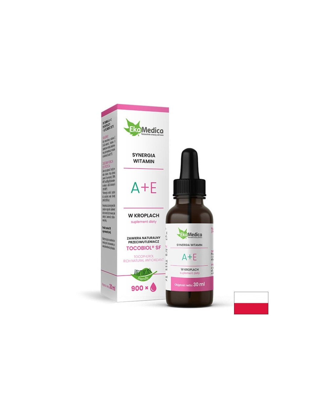 Vision - vitamíny A+E, kvapky 30 ml Ekamedica
